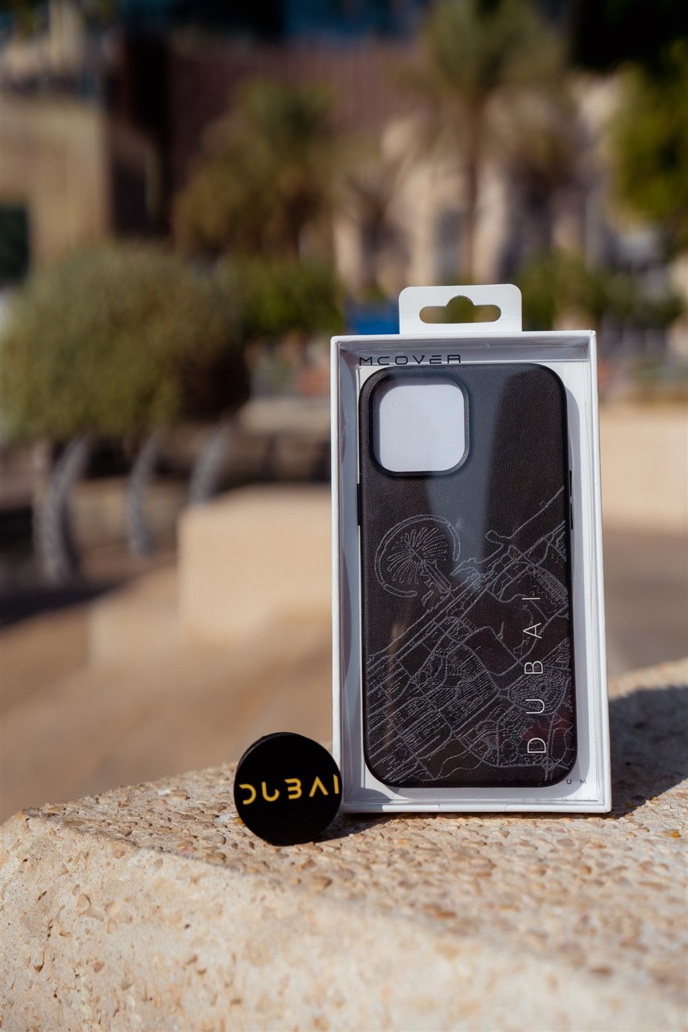 MCOVER premium leather case — Dubai city collection